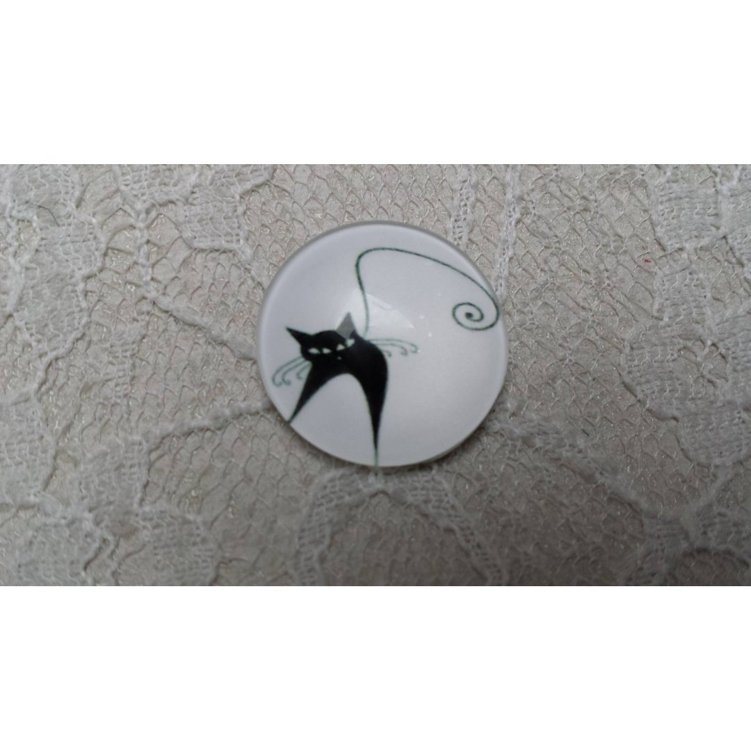 cabochão de vidro redondo 20mm cat 019 