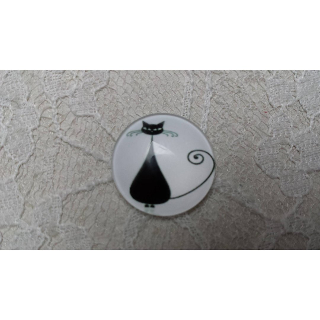 cabochão de vidro redondo 20mm cat 017 