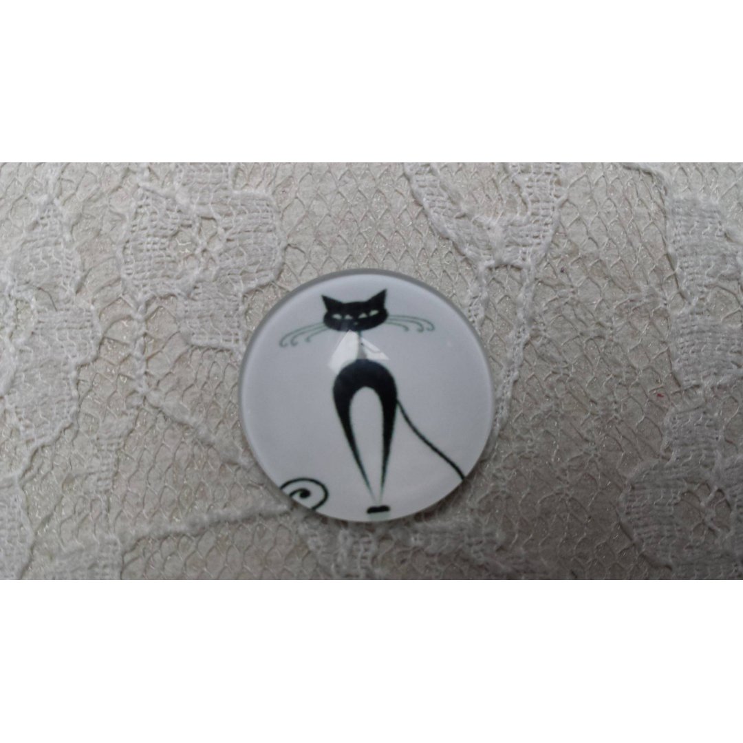 cabochão de vidro redondo 20mm cat 016 