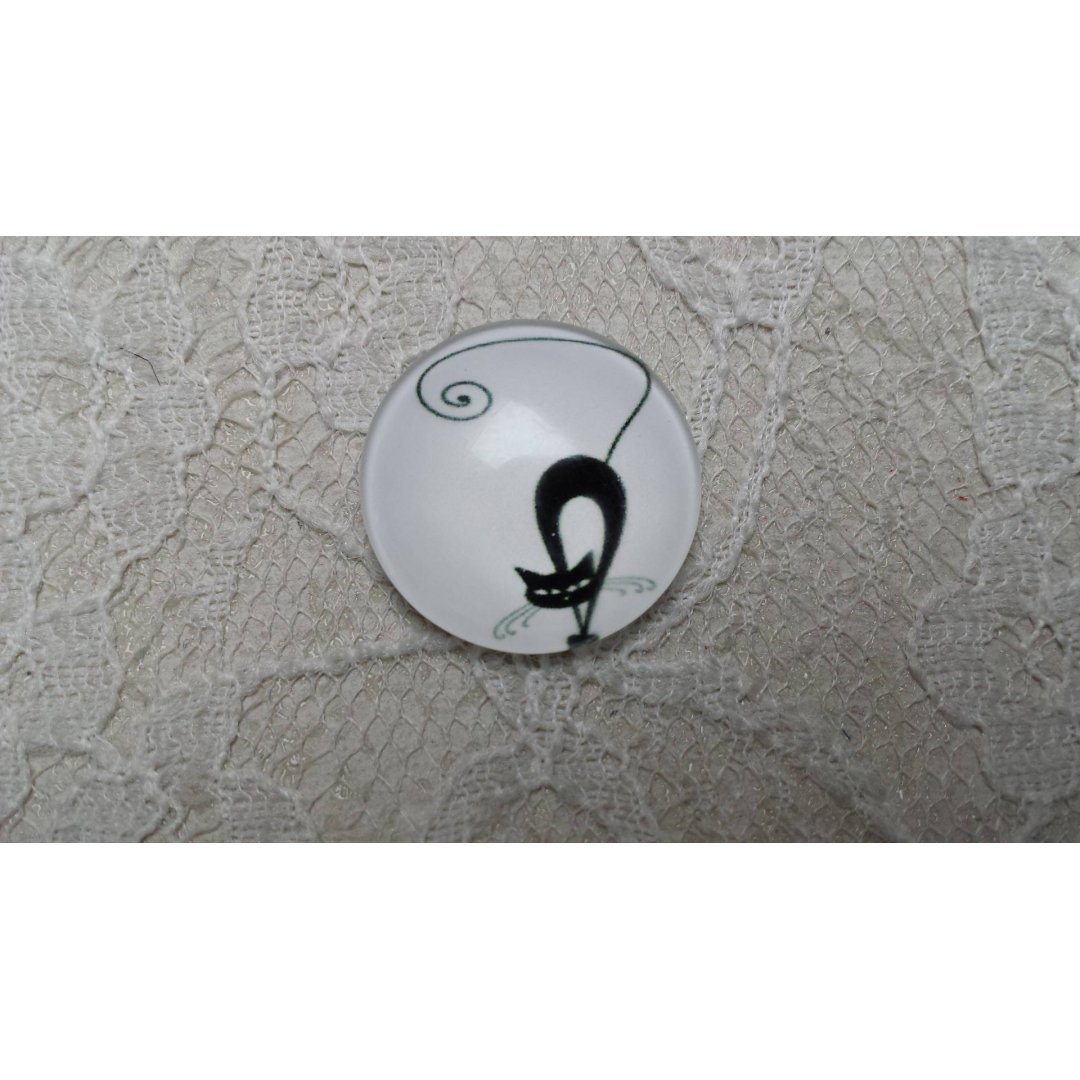 cabochão de vidro redondo 20mm cat 015 