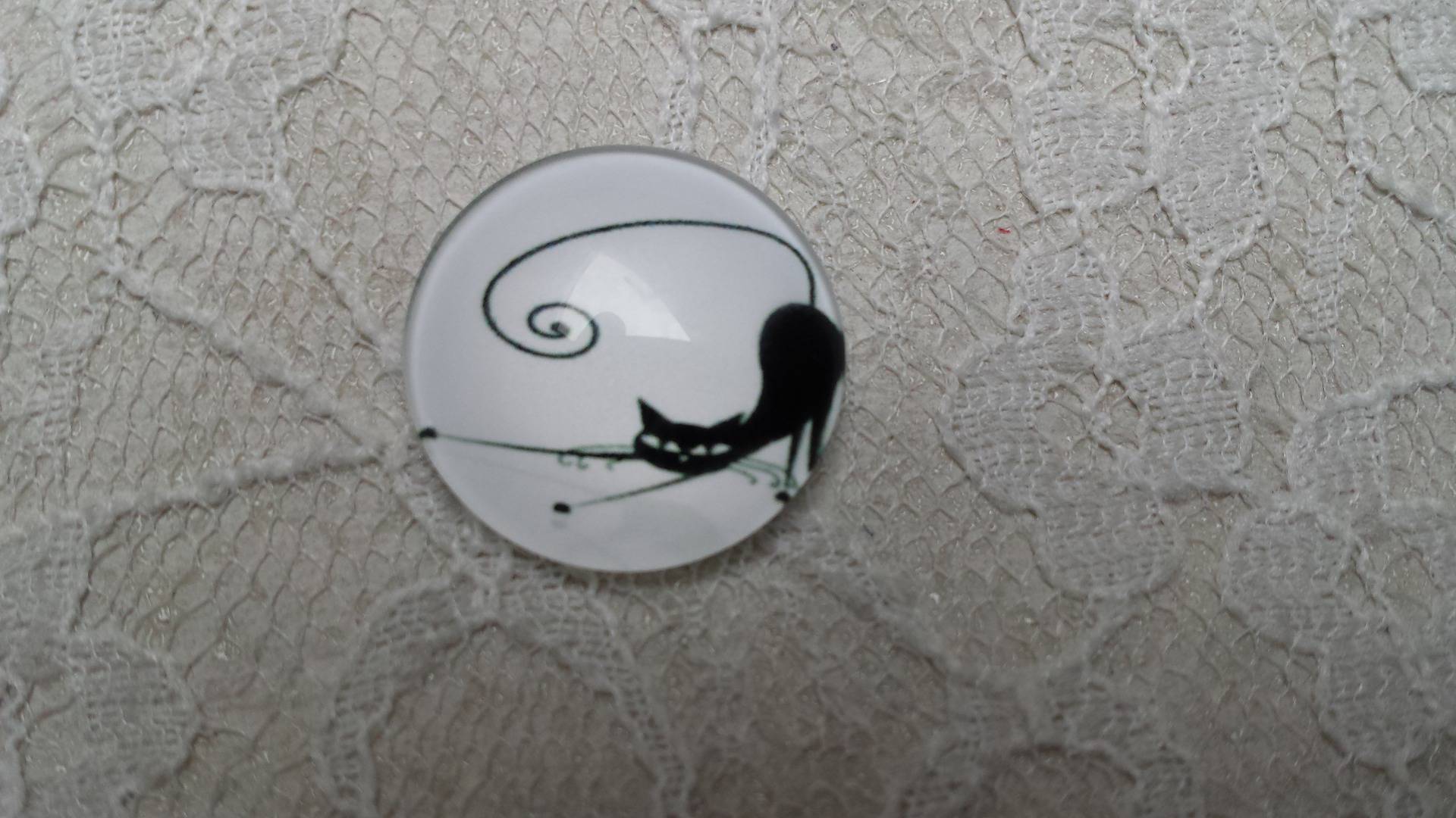 cabochão de vidro redondo 20mm cat 014 