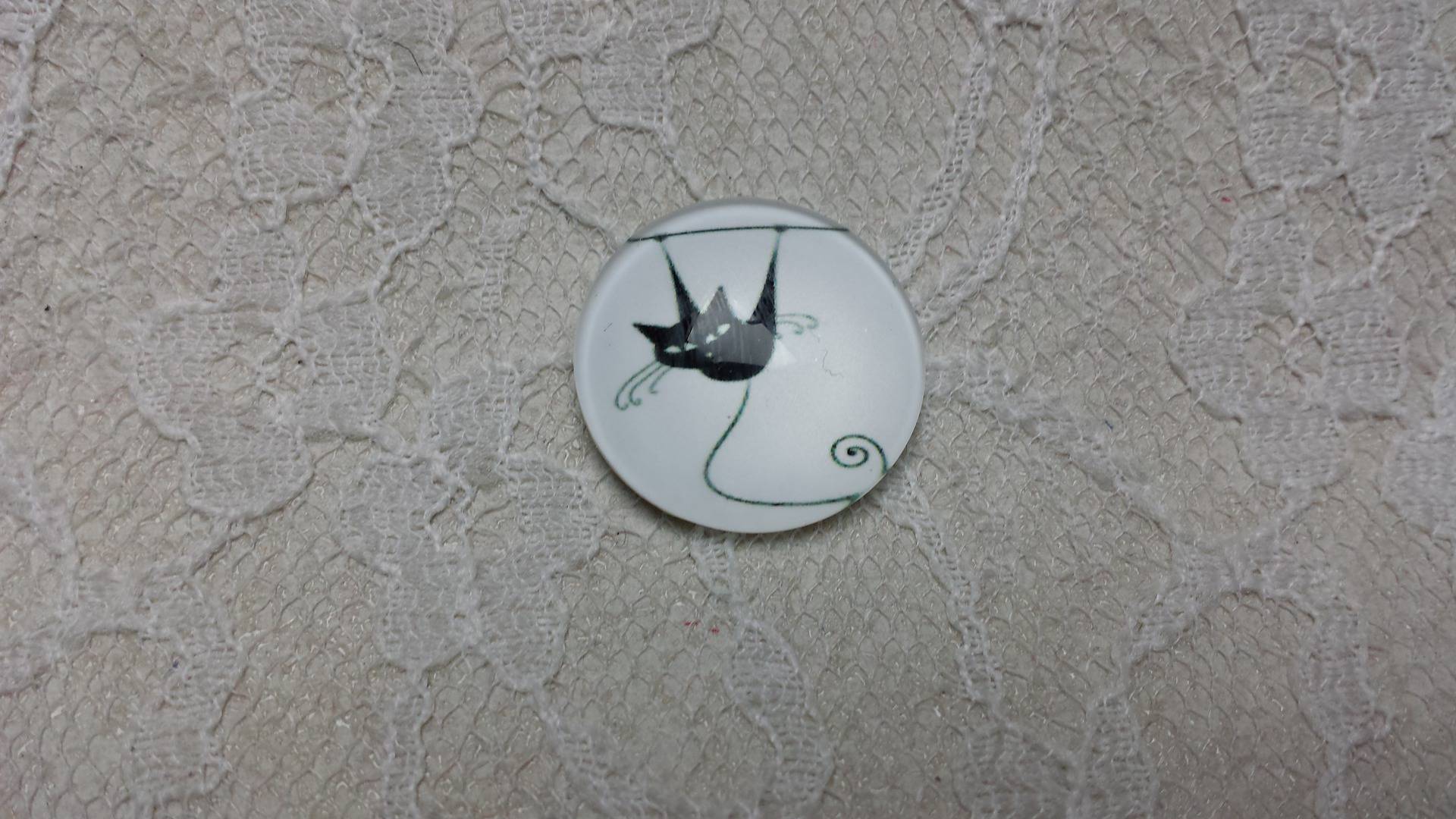 cabochão de vidro redondo 20mm cat 011 