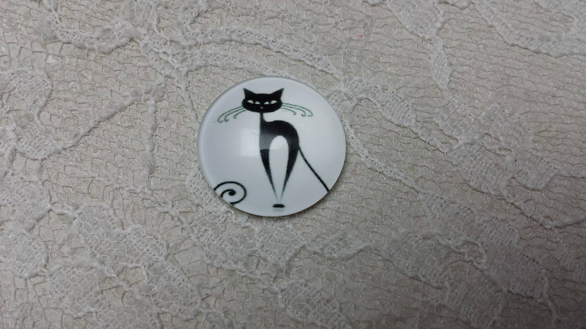 cabochão de vidro redondo 20mm cat 008 
