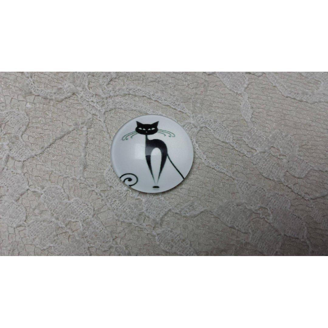 cabochão de vidro redondo 20mm cat 008 
