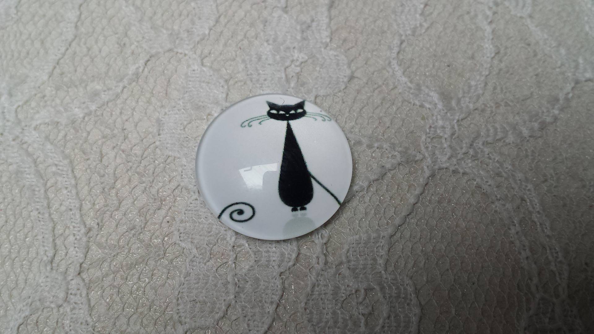cabochão de vidro redondo 20mm cat 004 