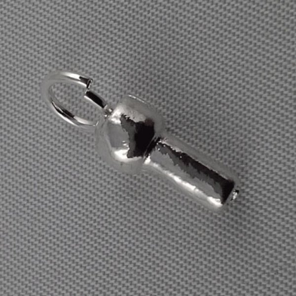 conjunto 10 fechos de cord&atilde;o de PVC oco 5 mm