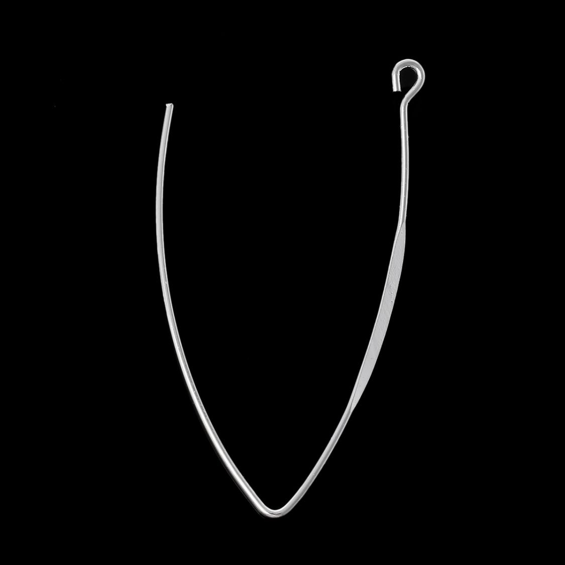 Suporte para brincos estilo Furcula Prata N°01 x 5 pares