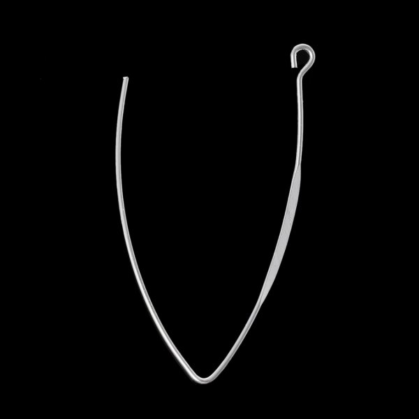 Suporte para brincos estilo Furcula Prata N&deg;01 x 5 pares