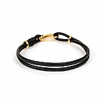 Pulseira Europeia Double Uni Preta