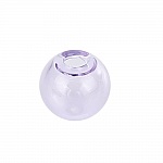 1 Bola de vidro redonda para encher 12 mm Roxo
