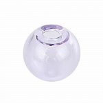 1 Bola de vidro redonda para encher 16 mm Roxo