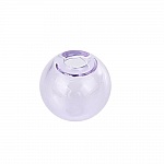 1 Bola de vidro redonda para encher 20 mm Roxo