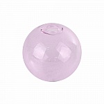 1 Bola de vidro redonda para encher 12mm Rosa