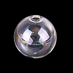 1 Bola de vidro redonda 20mm AB Transparente para encher