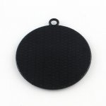 10 suportes de cabochão preto de 30 mm, pingentes de cabochão 06NR
