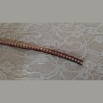 Espelho de couro Antic 06 mm Swarovski Strass por 20 cm