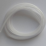 1 metro de fio oco de pvc 3 mm branco