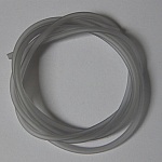 1 metro de fio oco de pvc 3 mm cinzento claro