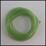 1 metro de fio oco de pvc de 3 mm verde claro