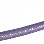 Couro de bola roxo de 10 mm com corrente de bola sem níquel por 20 cm