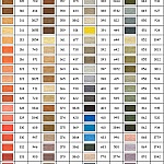 Linha de bordar Anchor cor 0855