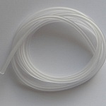 1 metro de fio oco de pvc 6,5 mm branco