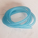 1 metro de fio oco de PVC 6,5 mm Aquamarine 2