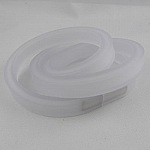 0,50 Cm PVC rectângulo oco Branco
