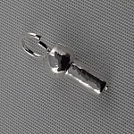 conjunto 10 fechos de cordão de PVC oco 5 mm