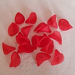 20 Flores Arums Vermelho Modelo pequeno