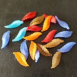 20 folhas de bambu sortidas