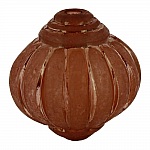 Pérola Lucite Lampião em forma de chocolate estriado