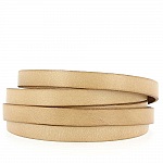 Couro liso de bezerro lixado 10 mm liso por 20 cm