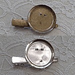 Conjunto de 5 suportes para pinos de bandeja - Cor bronze 48 mm x 8 mm.