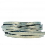 Couro turquesa 05 mm Liso por 20 cm