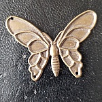 Carimbo de filigrana de borboleta em bronze N°07