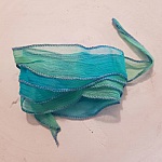 Fita de rayon tingida à mão n.º 01