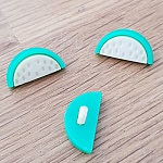 Botão fantasia melancia padrão para crianças n.º 02 branco