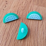 Botão fantasia melancia padrão para crianças n.º 11 azul médio