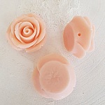 Flor sintética n.º 03-14 salmão claro