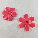 Flor sintética N°01 Rosa escuro