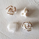 Azulejo floral 15 mm N°01-01 Branco 