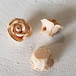 Fleur Faïence 15 mm N°01-02 Bege