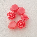 Flor sintética 09 mm N°01-19 Salmão escuro