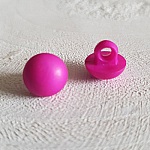 Botões fantasia para crianças e bebés Padrão Demi Boule N°04-04 Fushia