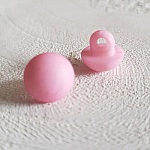 Botões fantasia para crianças e bebés Padrão Demi Boule N°04-06 Rosa