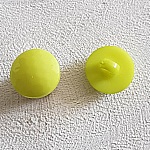 Botões de fantasia para crianças e bebés Padrão facetado plano n.º 05-04 Verde