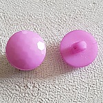Botões decorativos para crianças e bebés Padrão facetado plano n.º 05-09 Roxo