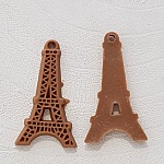 Pendente Torre Eiffel em resina castanha