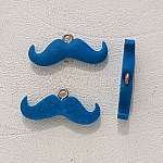 Pendente Moustache N°08 Turquesa